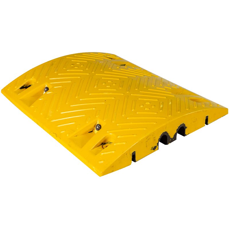 Ralentisseur droit à l'unité Bump H60 15-20km/h jaune