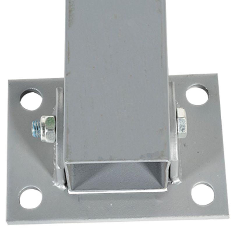 Barrière de parking Ø32 mm L 600 x H 800 mm cylindre européen fixation