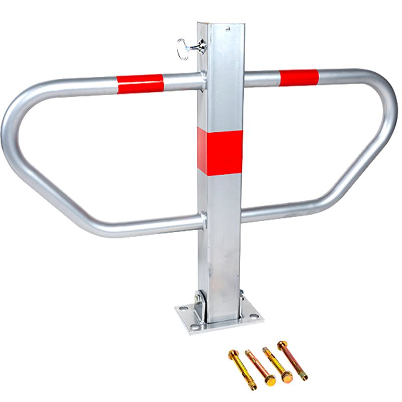 Barrière de parking Ø32 mm L 600 x H 800 mm clavette pompiers avec vis