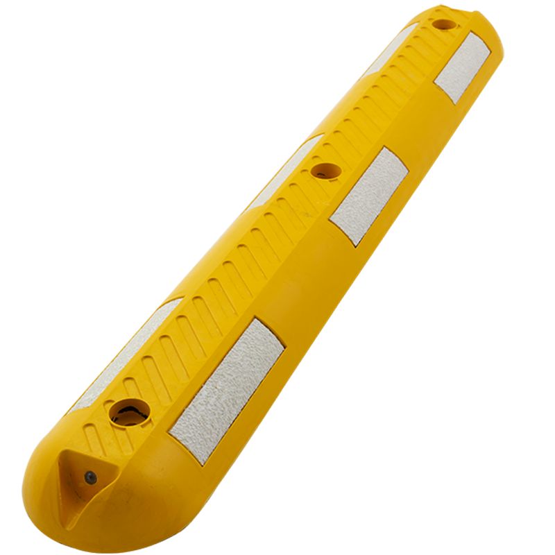 Séparateur de voies 100 x 15 x 5 cm jaune blanc face