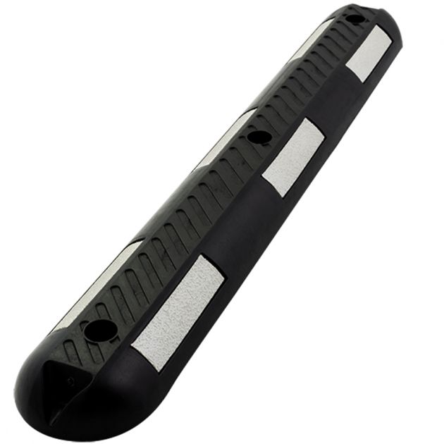 Séparateur de voies 100 x 15 x 5 cm noir blanc face