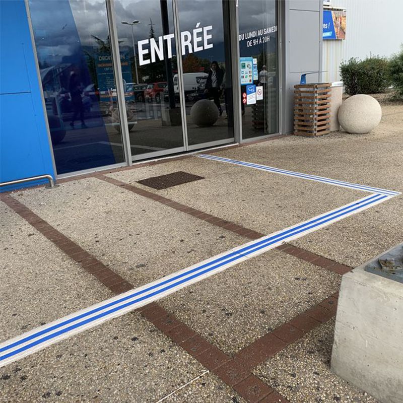 BAO polyuréthane monochrome x 10 ambiance bleu blanc