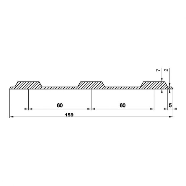 BAO polyuréthane monochrome x 10 dimensions 3 nervures