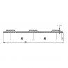 BAO polyuréthane monochrome x 10 dimensions 3 nervures