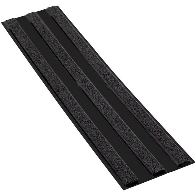 BAO polyuréthane monochrome x 10 noir 3 nervures coté noir