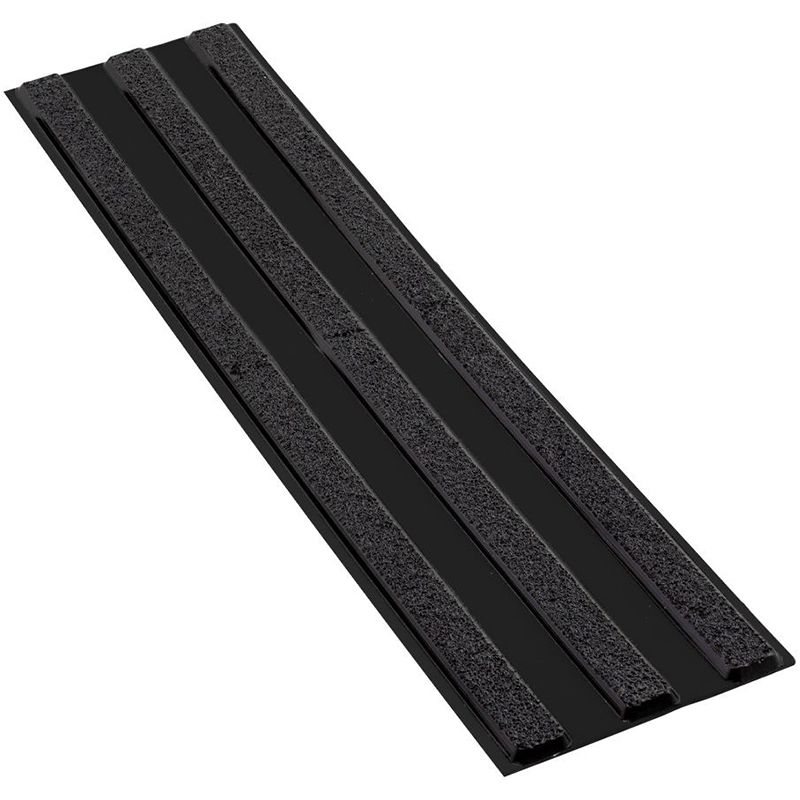 BAO polyuréthane monochrome x 10 noir 3 nervures coté noir