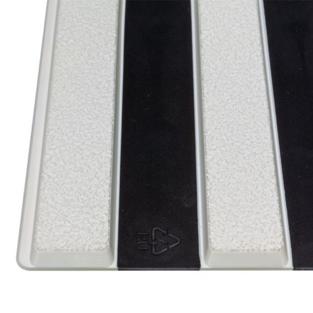 BAO polyuréthane monochrome x 10 blanc noir close up