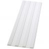 BAO polyuréthane monochrome x 10 blanc 5 nervures