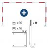 Portique de parking fixe réglable en largeur