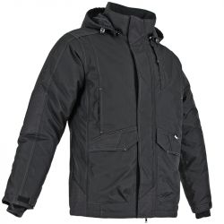 Parka renforcé avec capuche amovible noir quart