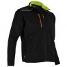 Gilet bicolore en micropolaire membrane noir