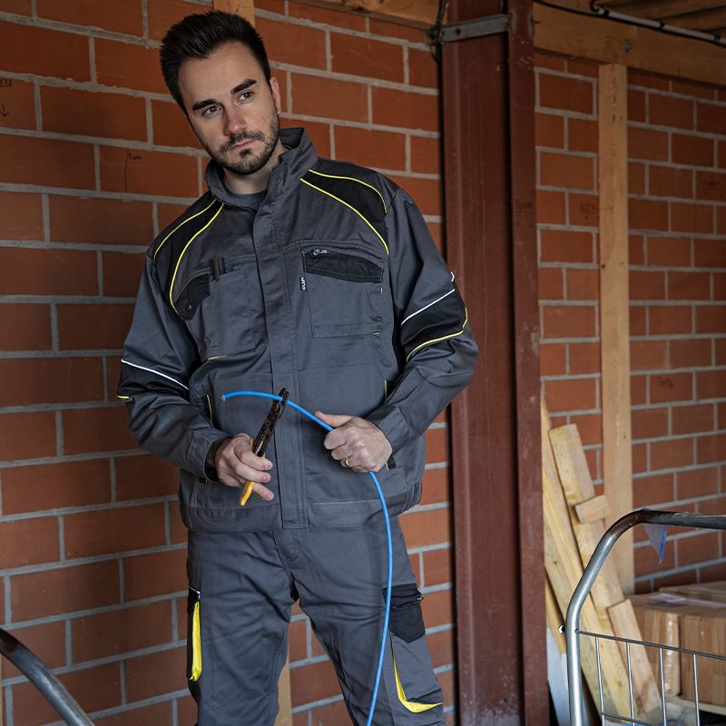 Blouson tricolore ambiance