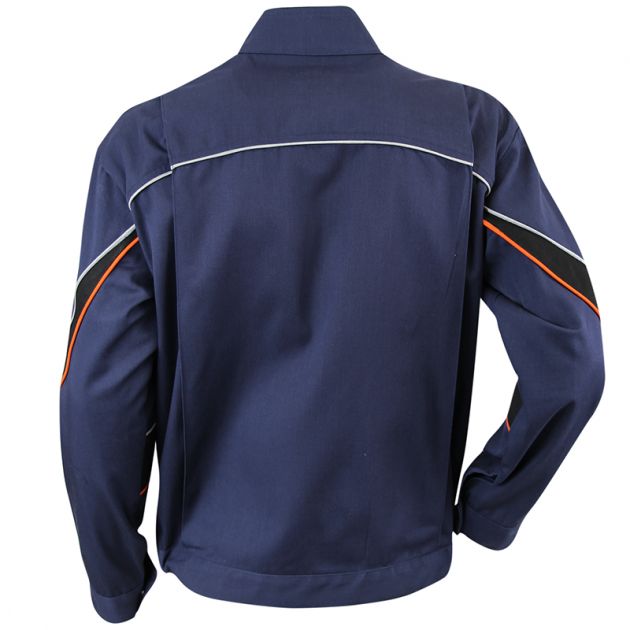 Blouson tricolore bleu dos