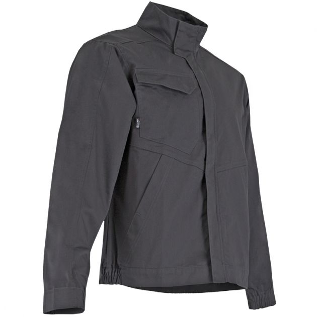 Blouson zipp multipoches gris