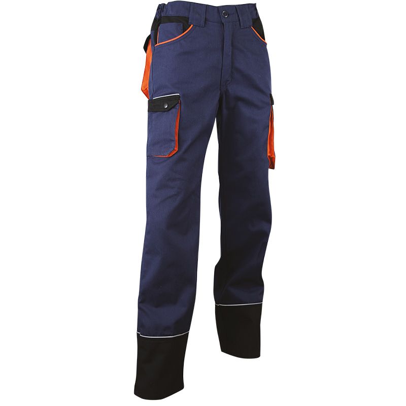 Pantalon tricolore bleu quart