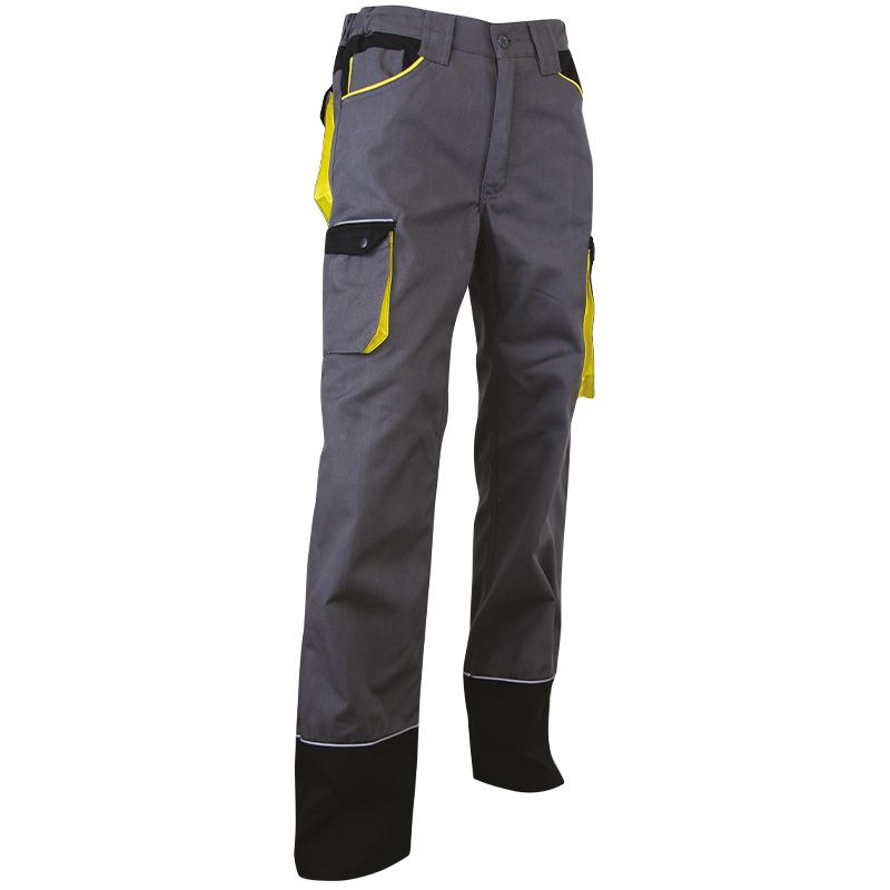 Pantalon tricolore gris quart