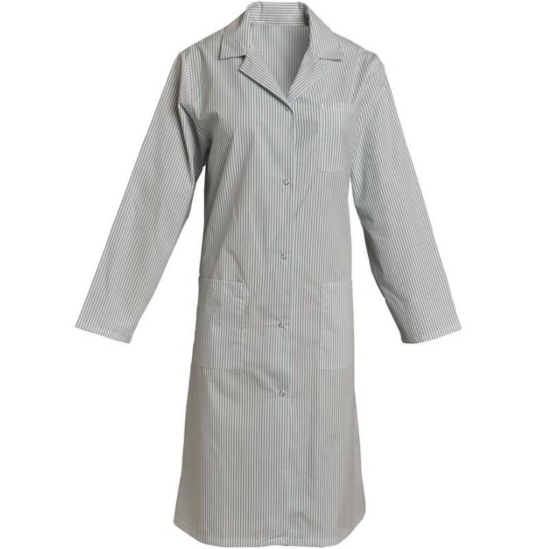Blouses femmes polycoton manches longues rayé vert Blouses femmes polycoton manches longues rayé vert