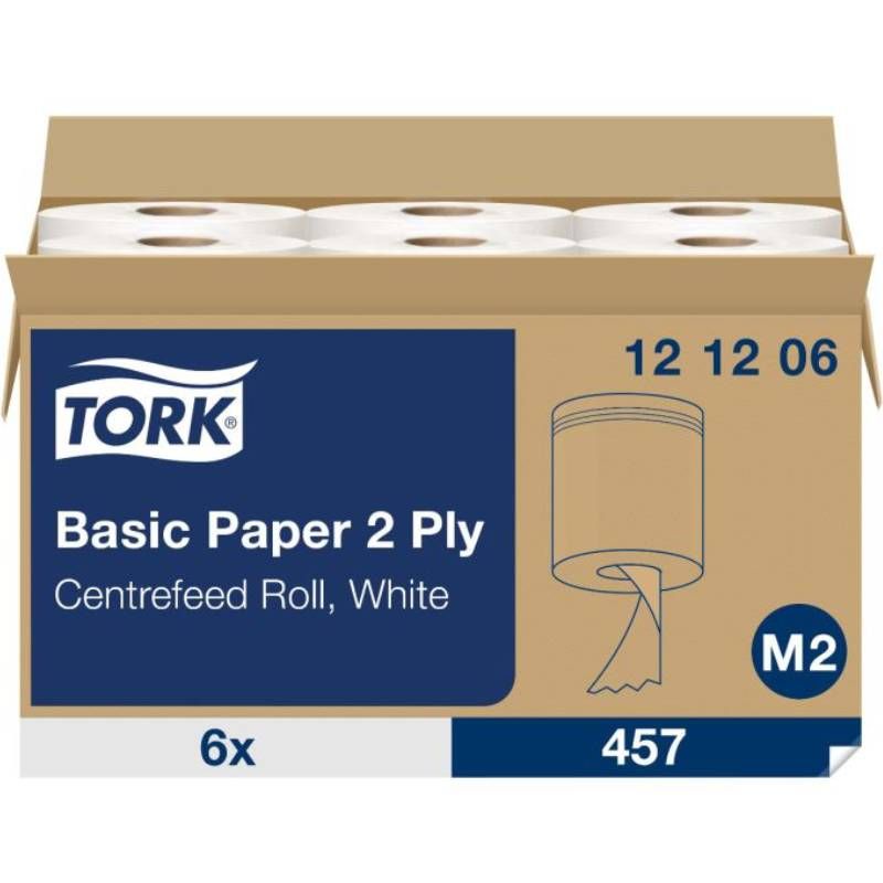 Essuie mains bobine​ dévidage central recyclé Tork M2