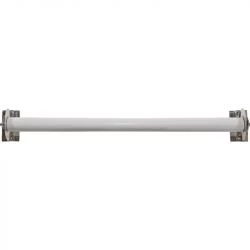 Support mural essuie mains textile manchon acier