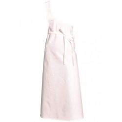 Tablier boucher blanc 100% coton