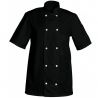Veste manches courtes 65% poly 35% Noir