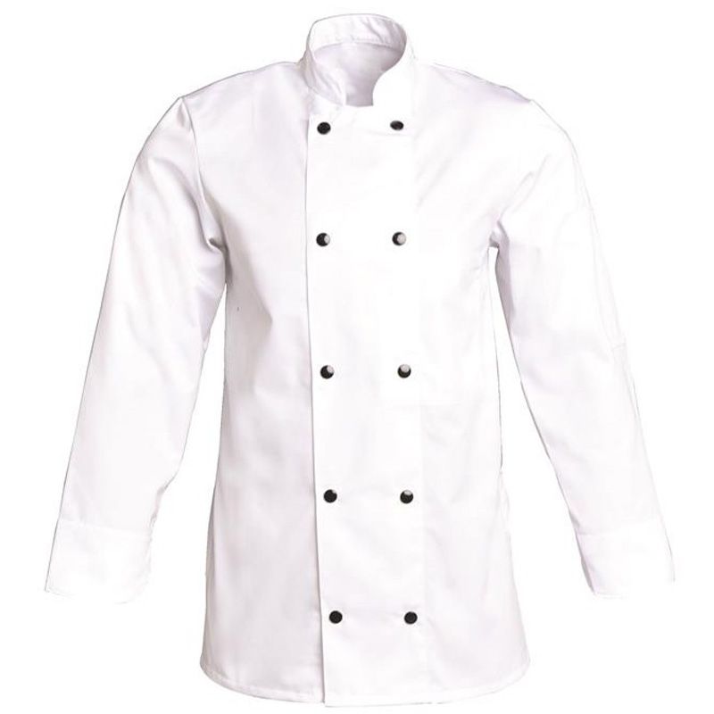 Veste manches longues 50% poly 50% Blanc
