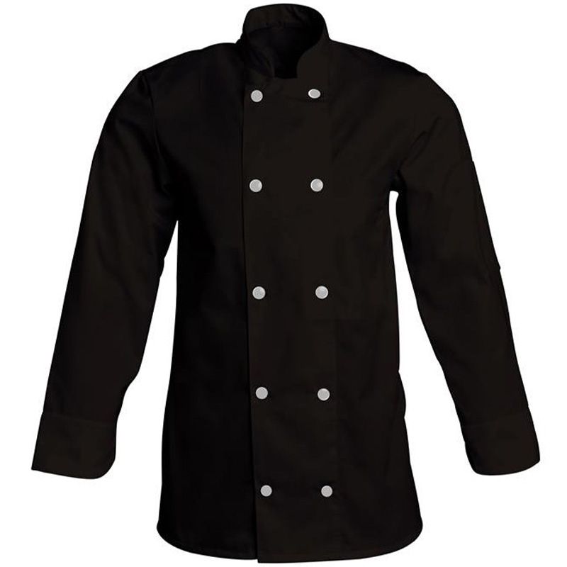 Veste manches longues 65% poly 35% Noir
