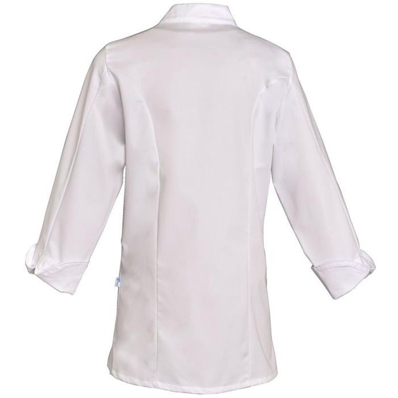 Veste blanche femme manches longues dos