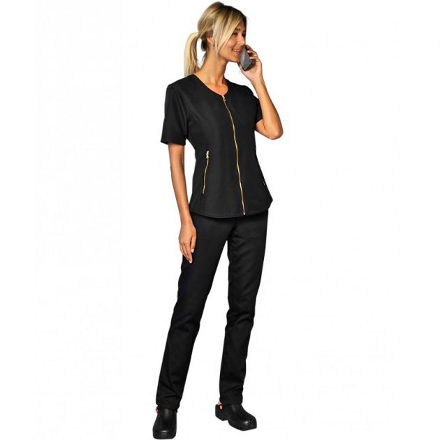 Tunique microfibre portée