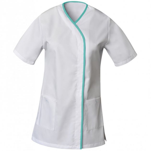 Tunique bouton cachés vert