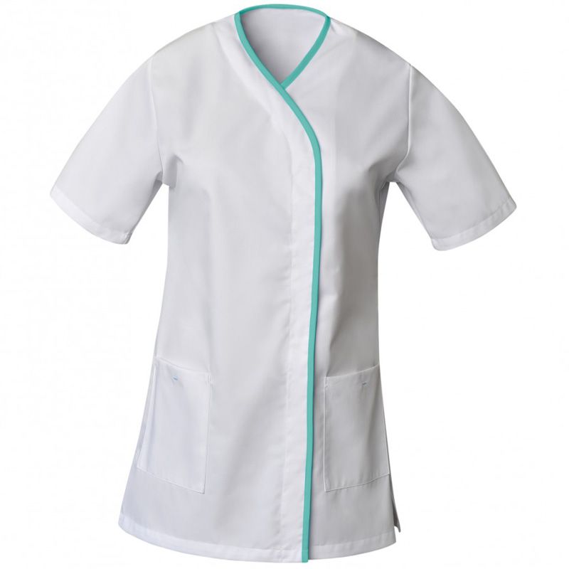 Tunique bouton cachés vert