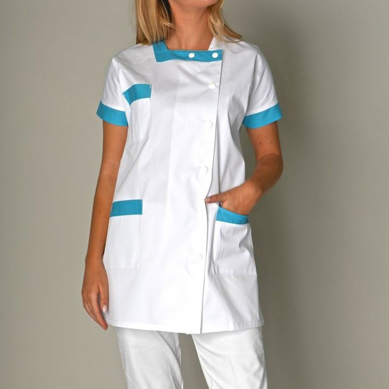 Tunique manches japonaises bleu porté