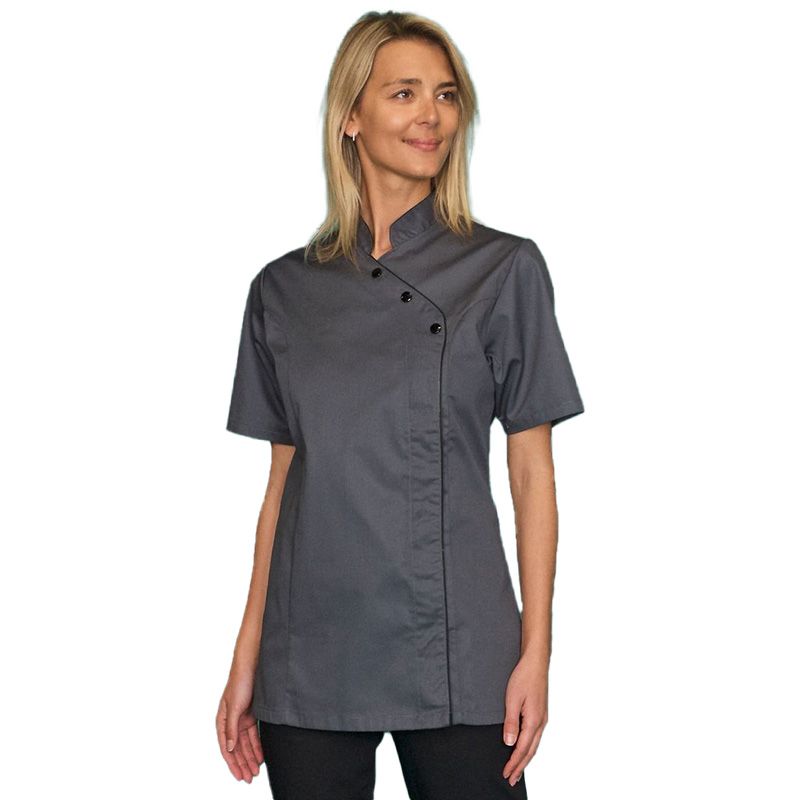 Tunique manches courtes anthracite porté