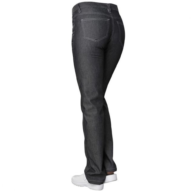 Jean coupe stretch coton noir dos