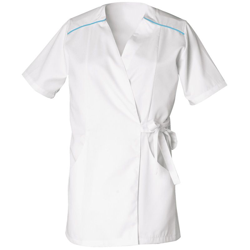 Tunique en matières recyclées blanc