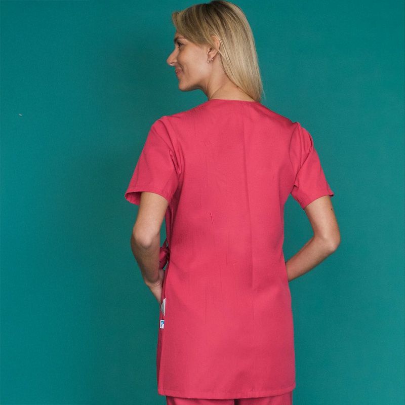 Tunique en matières recyclées rose dos