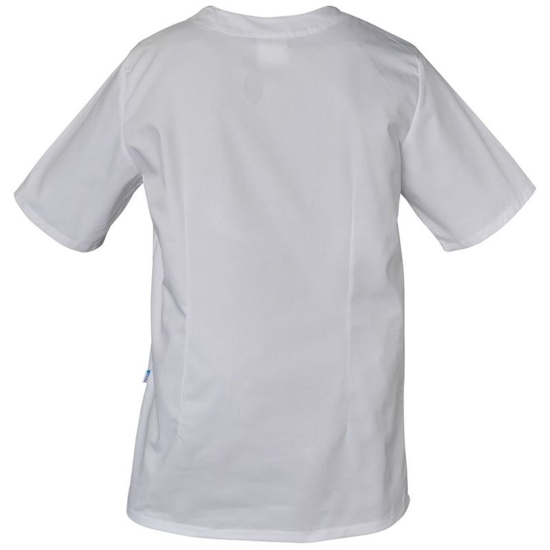 Tunique homme manches courtes blanc dos