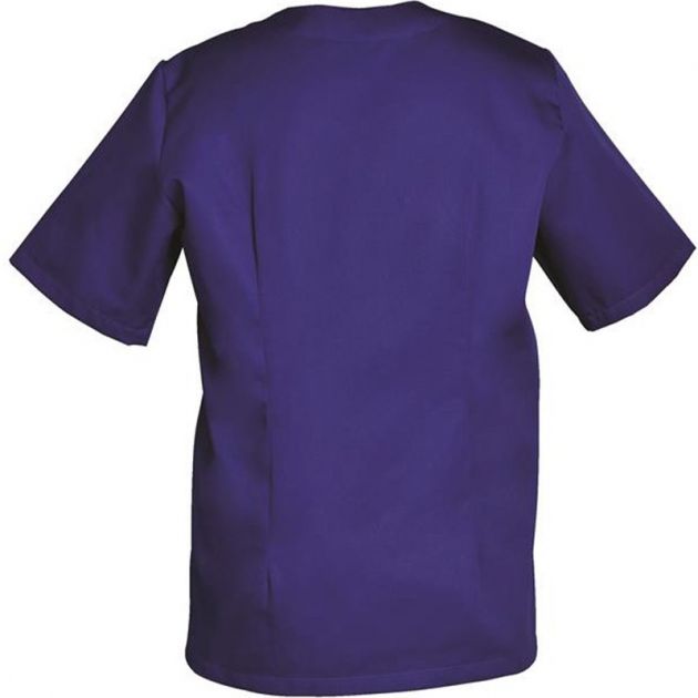 Tunique homme manches courtes bleu marine dos