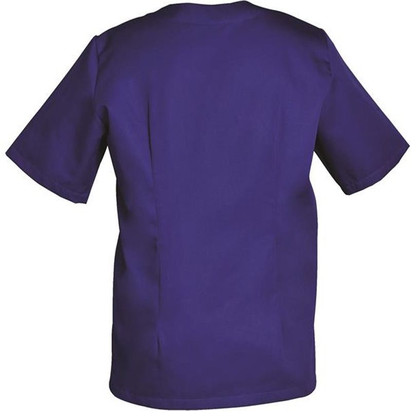 Tunique homme manches courtes bleu marine dos