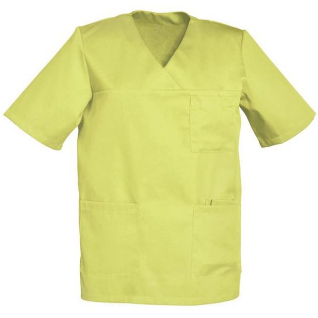 Tunique homme manches courtes vert d'eau