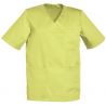Tunique homme manches courtes vert d'eau