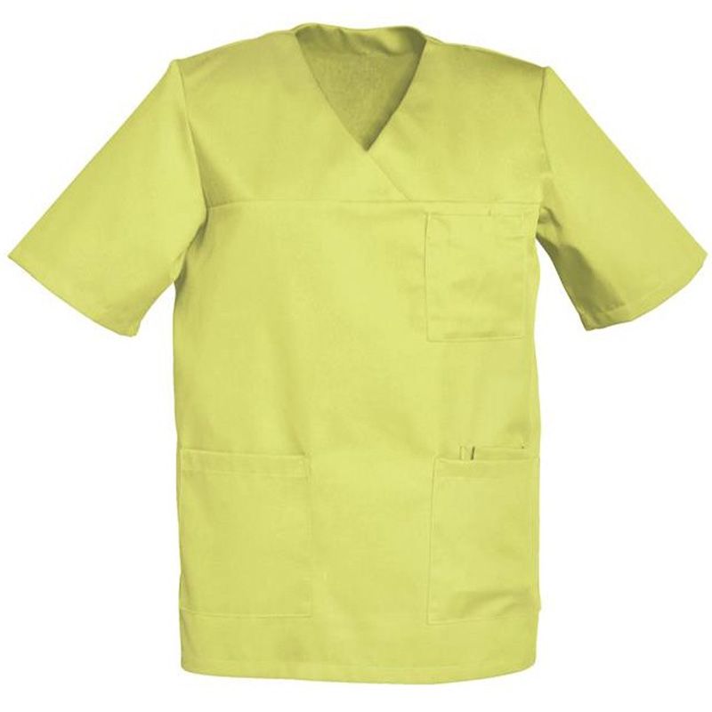 Tunique homme manches courtes vert d'eau