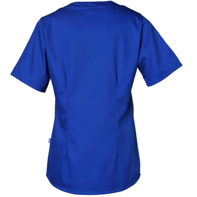 Tunique femme manches courtes bleu dos