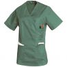 Tunique femme manches courtes vert