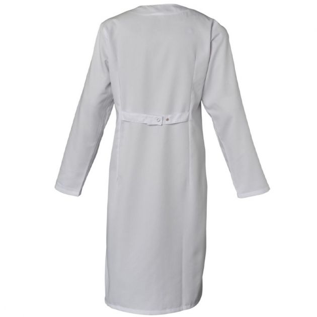 Blouse manches réglables blanc dos