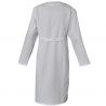 Blouse manches réglables blanc dos