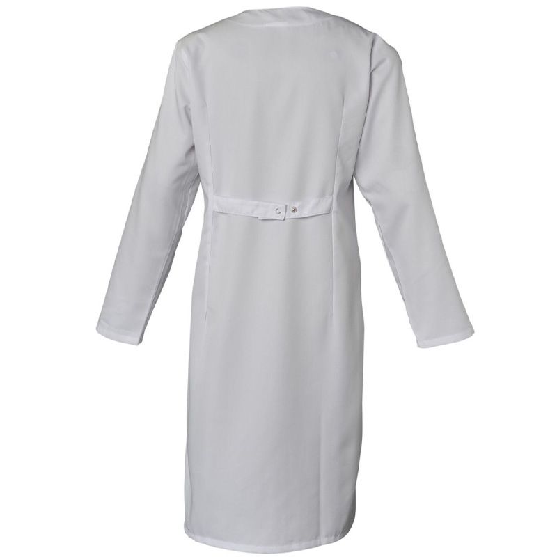 Blouse manches réglables blanc dos