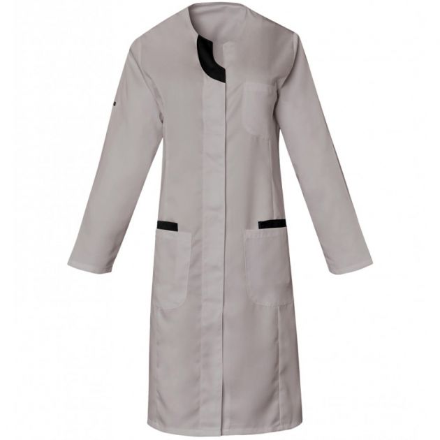 Blouse manches réglables gris