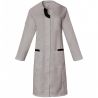 Blouse manches réglables gris
