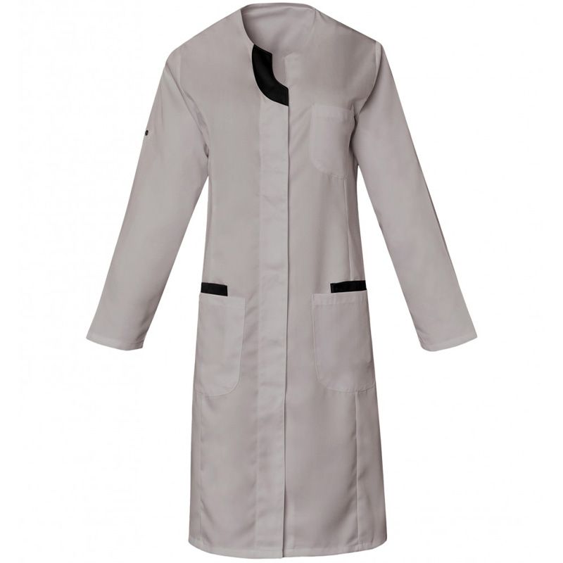 Blouse manches réglables gris